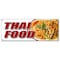 Signmission THAI FOOD BANNER SIGN pad thai sushi satay curry spring rolls tofu take B-Thai Food - alternate 1
